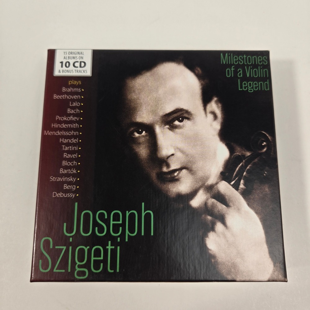 Joseph Szigeti - Milestones Violin Legend 10 CD The Intense Media NM Box Set